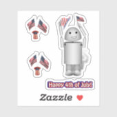 Robox9 自由を祝う シール (シート)