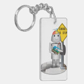 Robox9 at The Bus ストップ -新学期 キーホルダー (正面左)