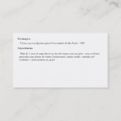 Robson Raphael Guimarães, Aulas Particulares, Q... 名刺 (裏面)