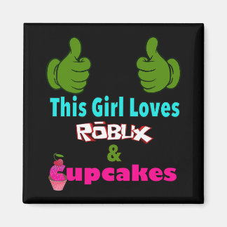 Robuxが大好きな女の子デザイン マグネット