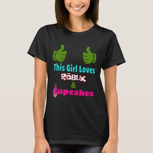 Robuxが大好きな女の子 Tシャツ (正面)