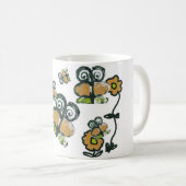 RobynHood著Flutterbys コーヒーマグカップ (正面右)