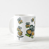 RobynHood著Flutterbys コーヒーマグカップ (正面左)