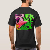 ROBZのTシャツの黒 Tシャツ (裏面)