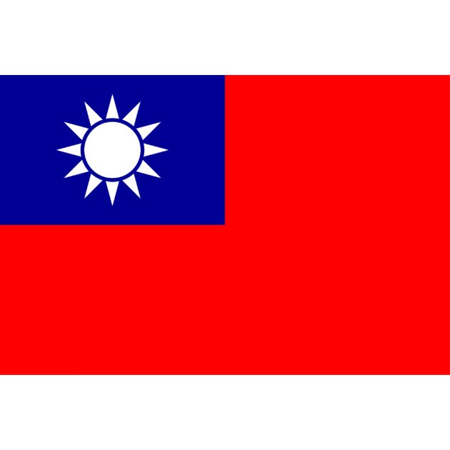 ROC台湾-台湾の旗-中華民國國旗-青天白日滿地紅 ファブリック