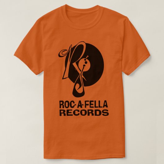 RocAFellaレコードフード付きスウェットシャツ Tシャツ (デザイン正面)