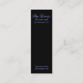 "Roccoco" (skinny)ホームステージングインテリアデザイナー スキニー名刺 (裏面)