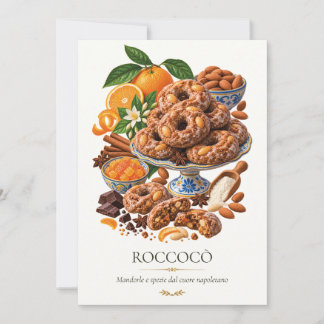 Roccocò – Vintage Italian Dessert 招待状