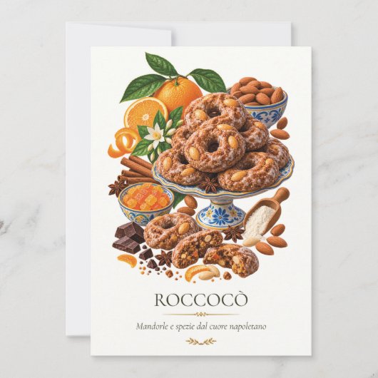 Roccocò – Vintage Italian Dessert 招待状 (正面)