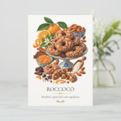 Roccocò – Vintage Italian Dessert 招待状 (スタンド正面)