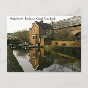 Rochdale Canal Lock 92ポストカード ポストカード