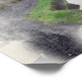 Rochdale Canal Sagar Richards Arch ポスター (角)