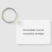 Rochdale Canal, Sowerby Bridge キーホルダー (裏面)