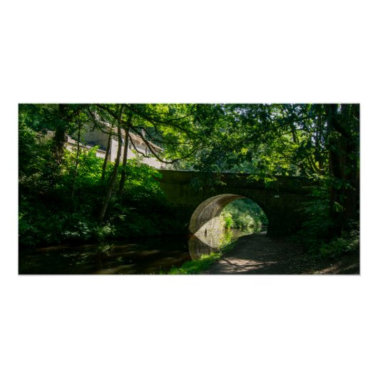Rochdale Canal, Sowerby Bridge ポスター (正面)