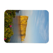 Rocher Perce (Perce Rock)、ケベック、カナダ。 マグネット (横)