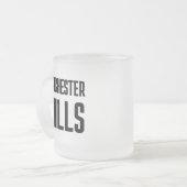 Rochester Hills Michigan Printed Coffee Mug フロストグラスマグカップ (正面左)