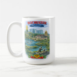 Rochester MN Minnesota Landmarks Coffee Mug コーヒーマグカップ