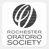 Rochester Oratorio Society Squareステッカー* スクエアシール (正面)