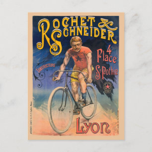 Rochet & Schneider France Vintage Poster 1890 ポストカード