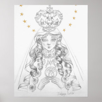 Rocio Milagroso、Poster Virgen del Valle氏 ポスター