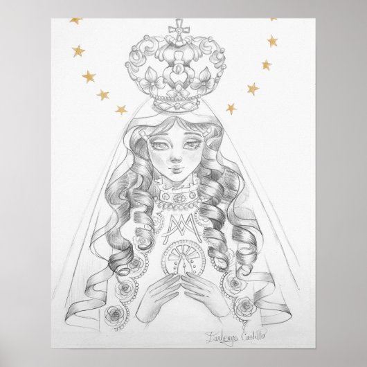 Rocio Milagroso、Poster Virgen del Valle氏 ポスター (正面)