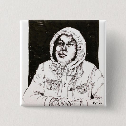 ROCIOOOO 缶バッジ (正面)