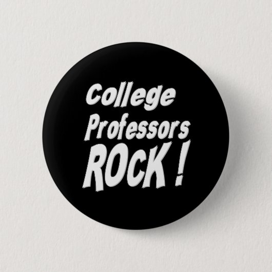 Rock大学教授! ボタン 缶バッジ (正面)