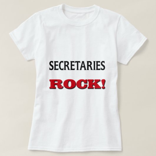 Rock秘書 Tシャツ (デザイン正面)