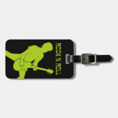 Rock クール N Roll荷物用タグ ラゲッジタグ (正面横)