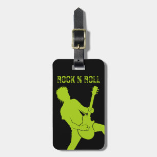 Rock クール N Roll荷物用タグ ラゲッジタグ