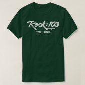 Rock 103はDead Tシャツ (デザイン正面)