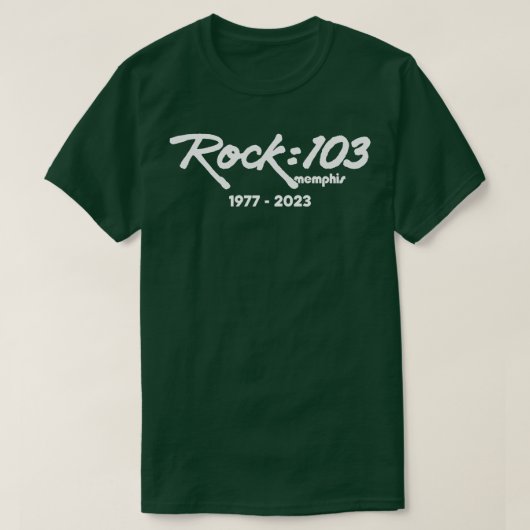 Rock 103はDead Tシャツ (デザイン正面)