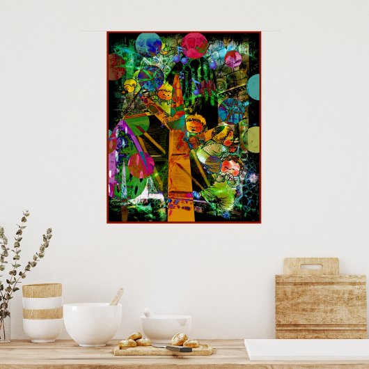 Rock-A-Byeベビー ポスター (キッチン)