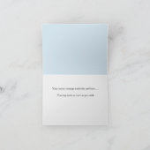 Rock a Byeロックスターギターありがとう ノートカード (内部)