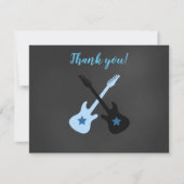 Rock a Byeロックスターギターありがとう ノートカード (正面)