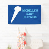 Rock a Bye Rock Star Guitar Baby Shower Banner 横断幕 (インサイチュ)