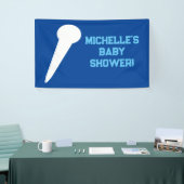 Rock a Bye Rock Star Guitar Baby Shower Banner 横断幕 (トレードショー)