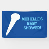 Rock a Bye Rock Star Guitar Baby Shower Banner 横断幕 (横)