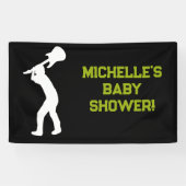 Rock a Bye Rock Star Guitar Baby Shower Banner 横断幕 (横)