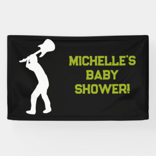 Rock a Bye Rock Star Guitar Baby Shower Banner 横断幕