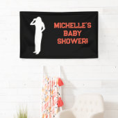 Rock a Bye Rock Star Guitar Baby Shower Banner 横断幕 (インサイチュ)