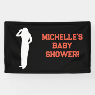 Rock a Bye Rock Star Guitar Baby Shower Banner 横断幕