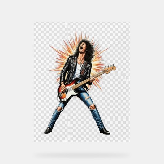 Rock acrylic sign アクリルサイン (正面)