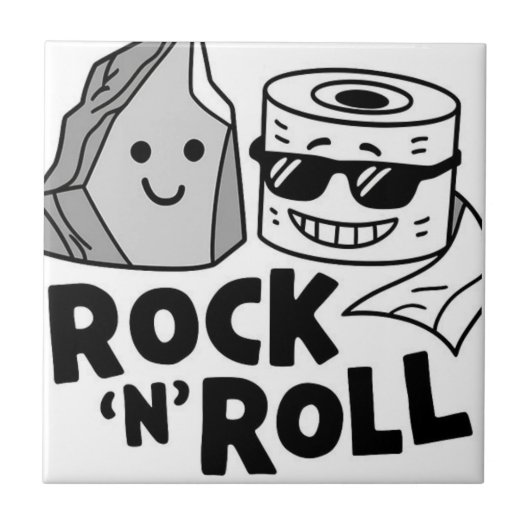 Rock and Roll タイル (正面)