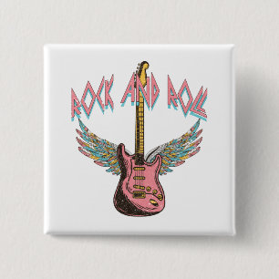 Rock and Roll 缶バッジ
