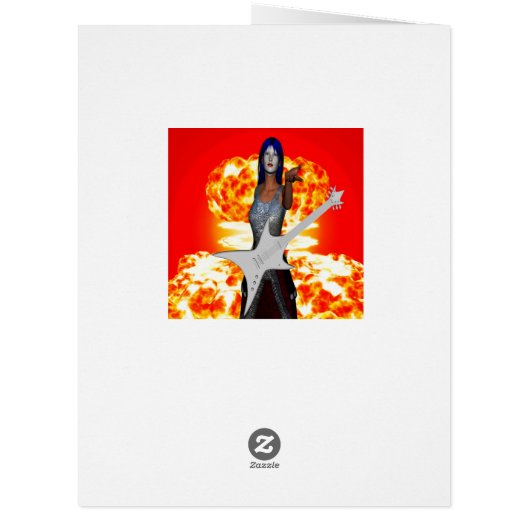 Rock and Roll Birthday Card (裏面)