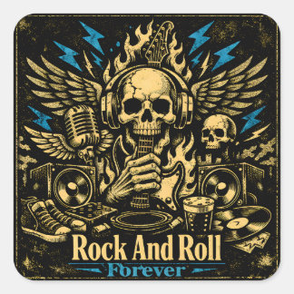 Rock And Roll Forever – Eternal Music Pride スクエアシール