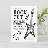 Rock and Roll Guitar Birthday 招待状 (スタンド正面)