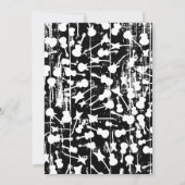 Rock and Roll Guitar Birthday 招待状 (裏面)