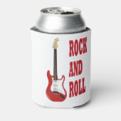 rock and roll guitarra electrica roja 缶クーラー (缶裏面)